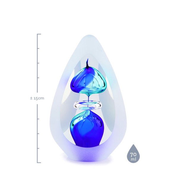 Mini urn – Orion Blauw Klein