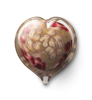 Mini urn hart taupe