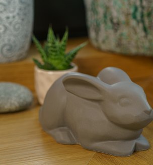 Rabbit Urn For Ashes. Rabbit Pet Urn. Bunny Cremation Urn. Rabbit Keepsake (20)