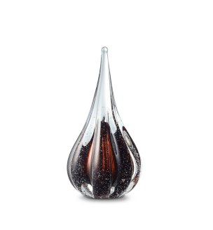 Mini urn – druppel sparkle cognac