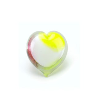 Mini urn – knuffelsteen hart pastel
