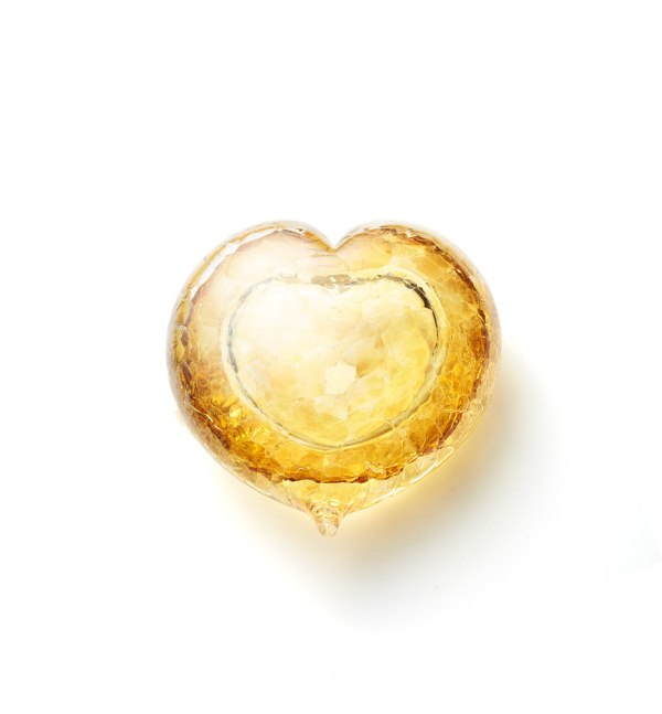 Mini urn - Knuffelsteen hart goud